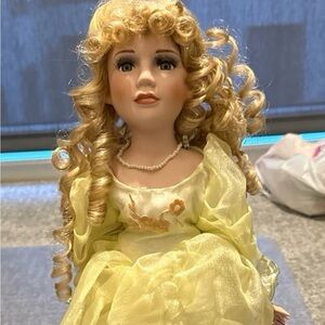 Elegant Yellow Princess Doll